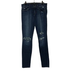 Joe's Jeans The Skinny Vidika Dark Wash Distressed Skinny Jeans 28